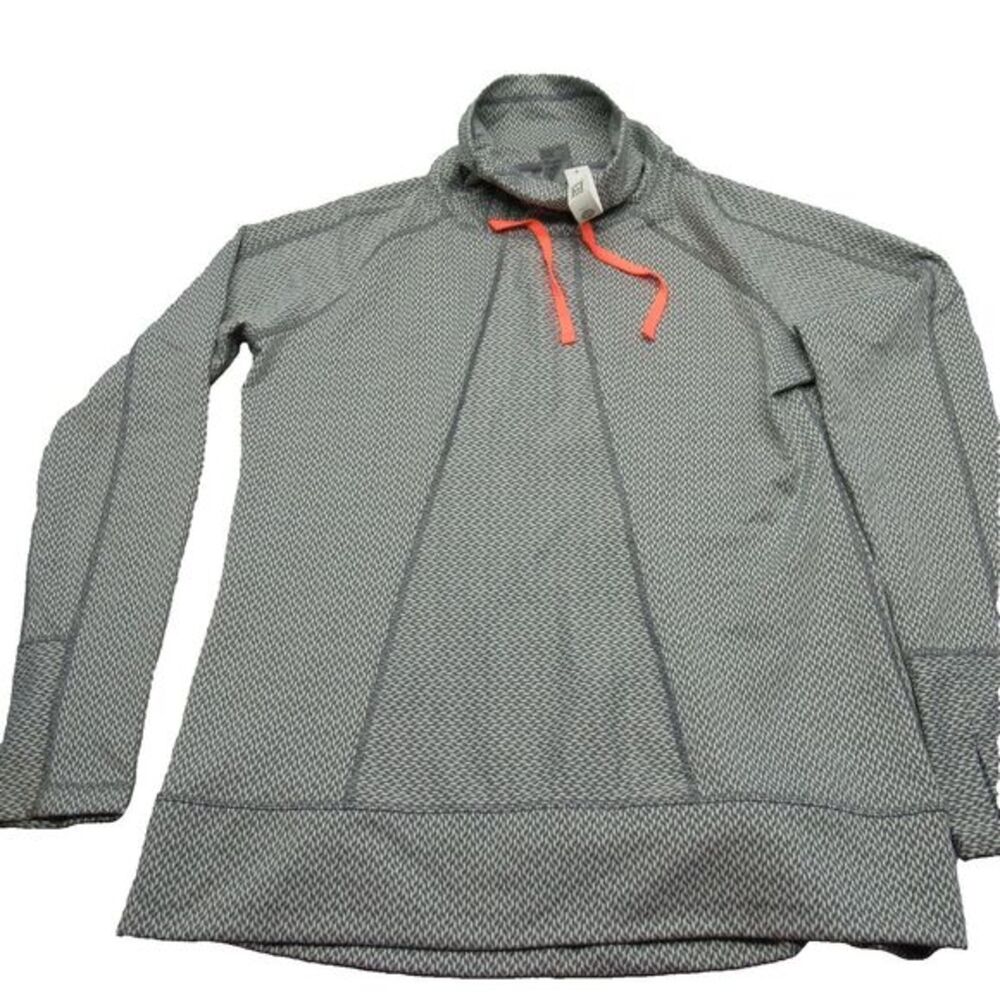 Avalanche Sweatshirt Womens XL Gray Geometric Cowl Performance Pullover READ NWD